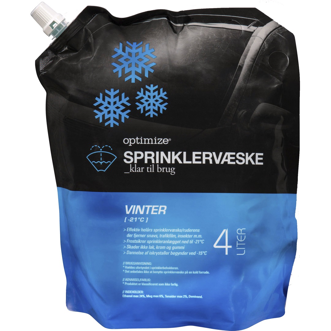 Optimize Spolarvätska -21 grader 4 liter påse