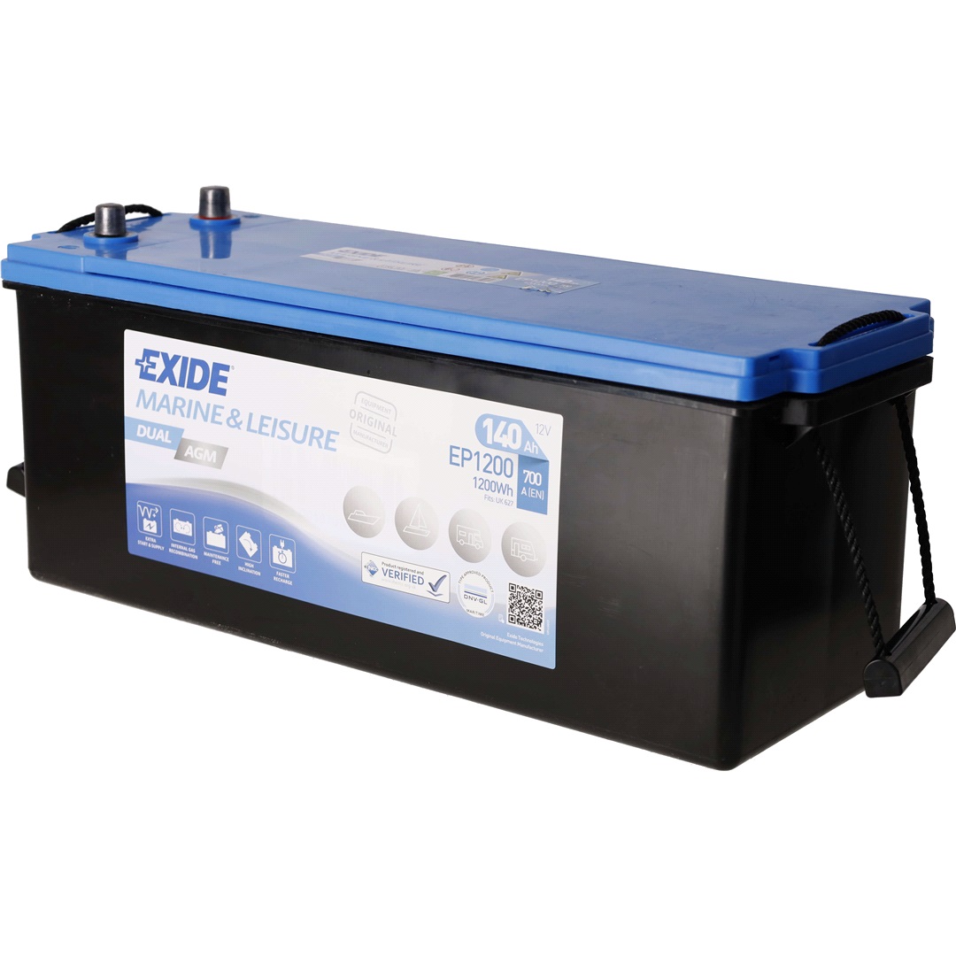 Exide Batteri - EP1200 - Dual AGM
