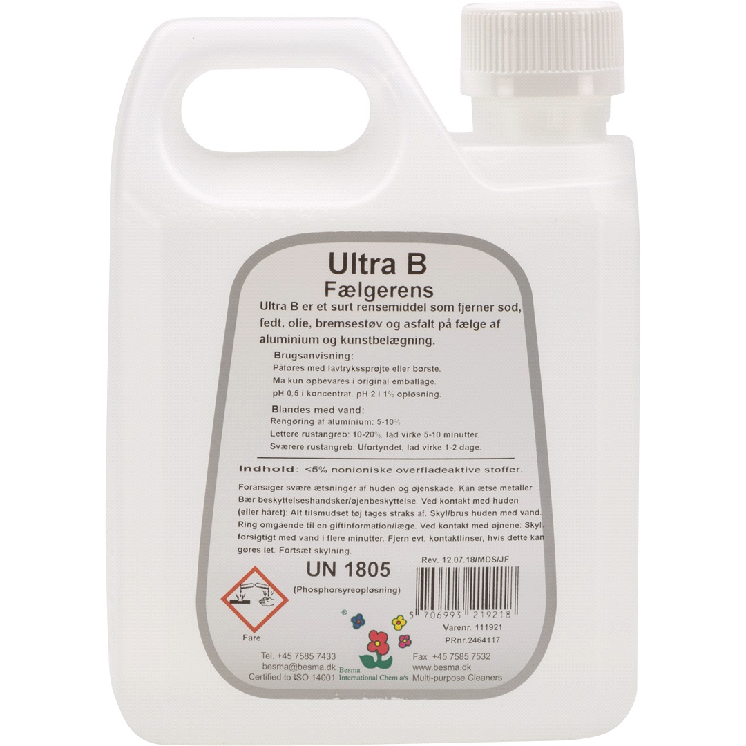 Besma Ultra B Felgrens, 1 Liter