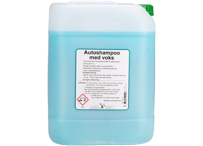 Bilshampoo m/voks, 20 liter