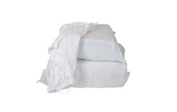 Hvide bomuldsklude 10kg
