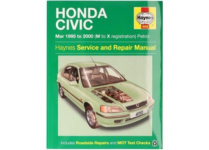 Rep.håndbok Civic 1,4-1,8 6/95-3/01
