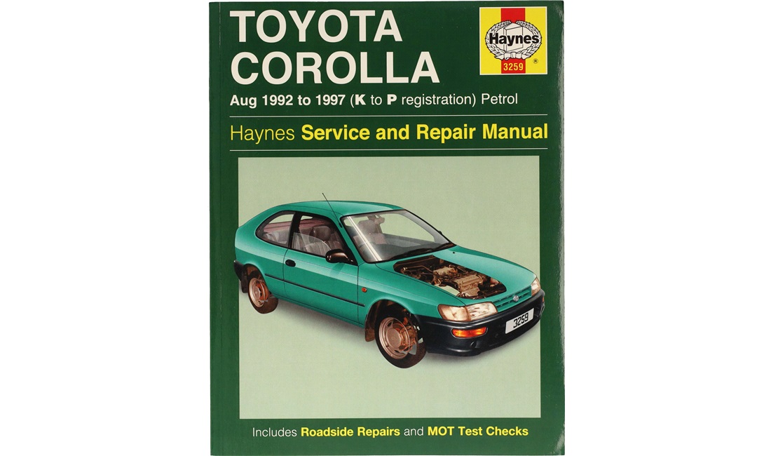  Rep.handbok Corolla 1,3+1,6 4/92-4/97