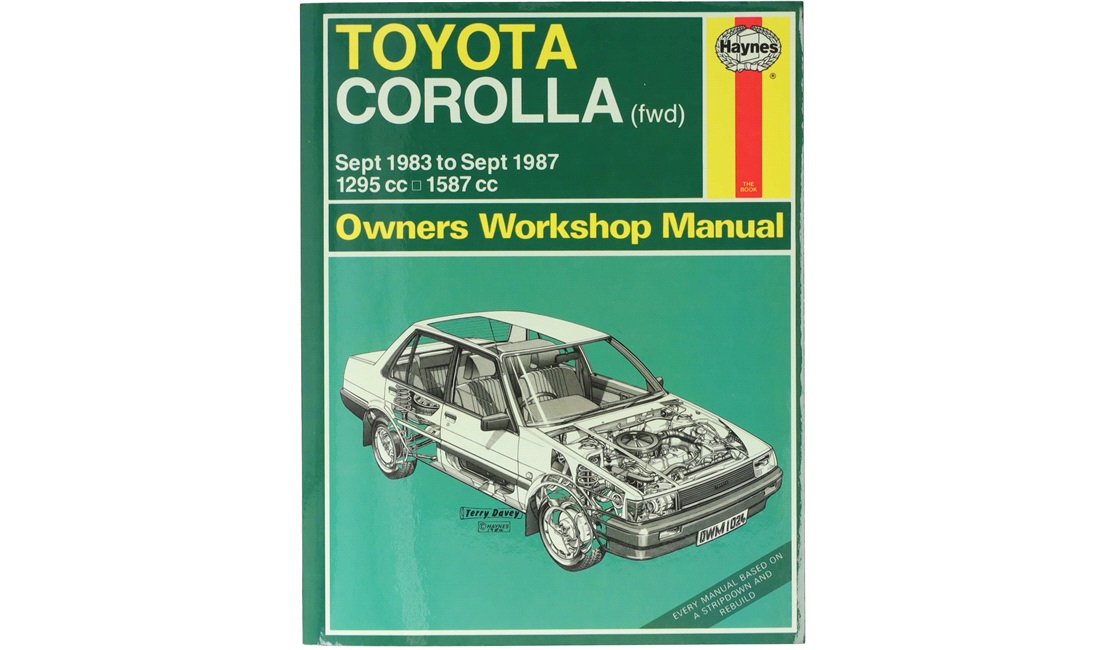  Reparationshåndbog Corolla 1,3+1,6 6/83-8/87