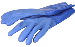 Kjemisk bestandige hansker PVC STR 10