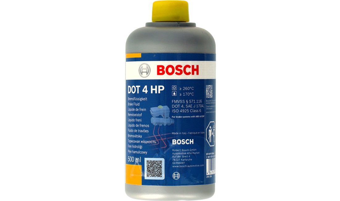  Bosch bremsevæske, DOT4 HP 500 ml