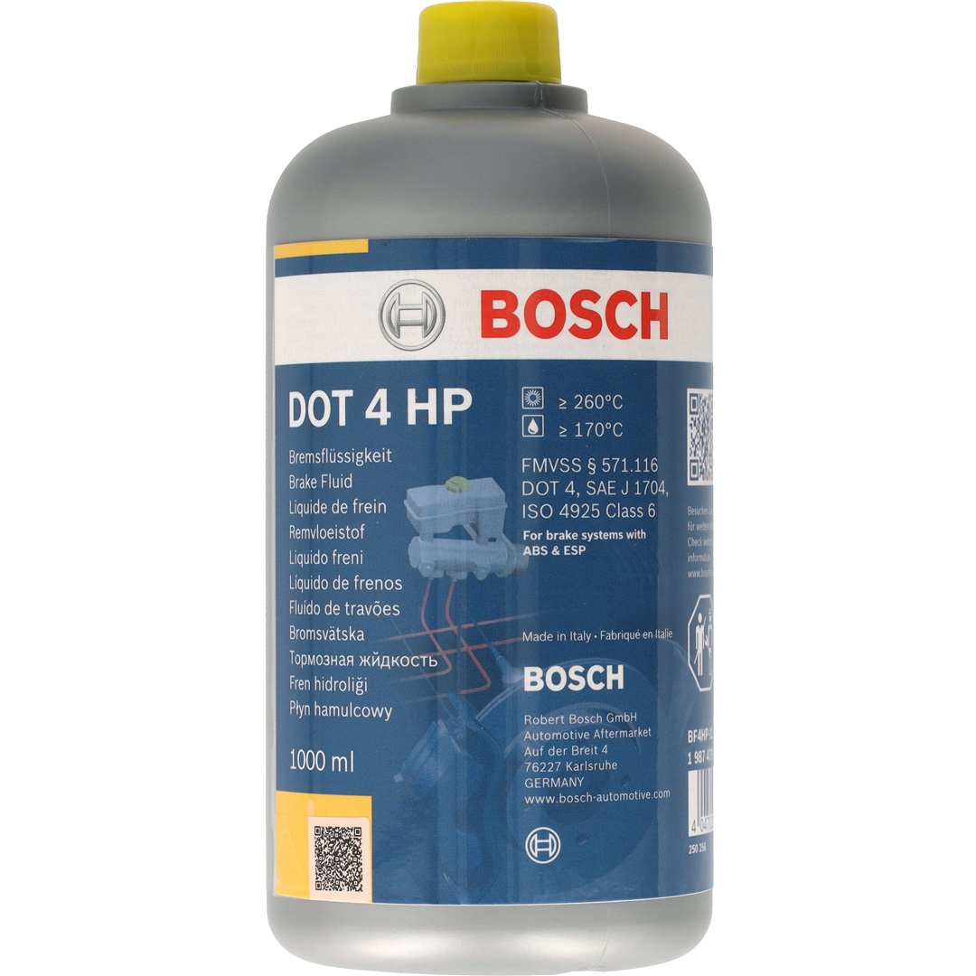 Bosch bremsevæske, DOT4 HP 1 liter