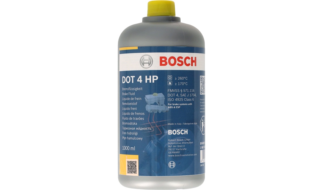  Bremsevæske DOT4 HP 1 liter Bosch