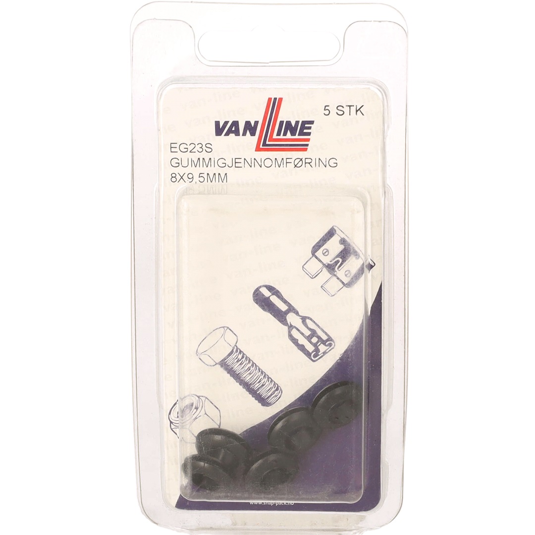 RAZE Gummigenomföring 8x9.5mm