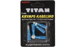 Krympekabelsko flat blå