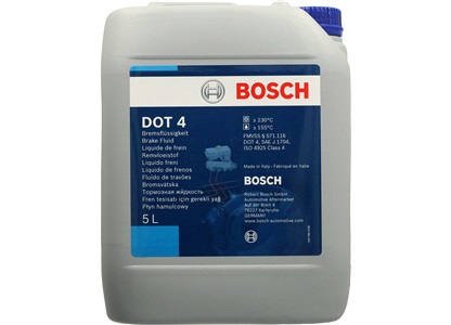 Bosch bremsevæske, DOT 4, 5 Liter 