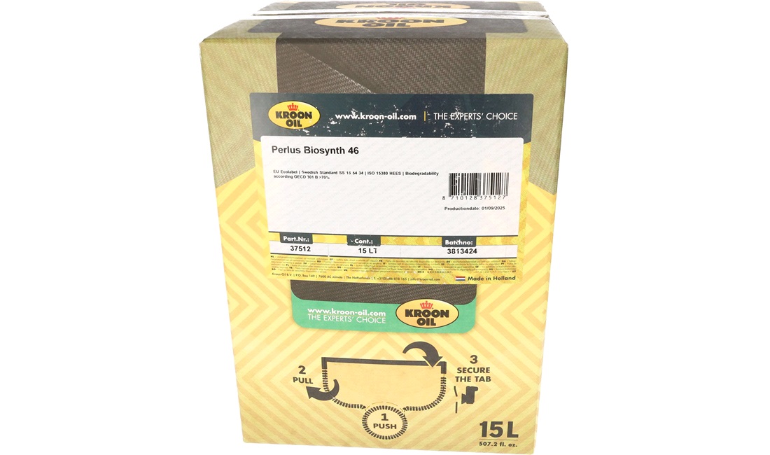  Hydraulolja Perlus 46, 15 liter BiB