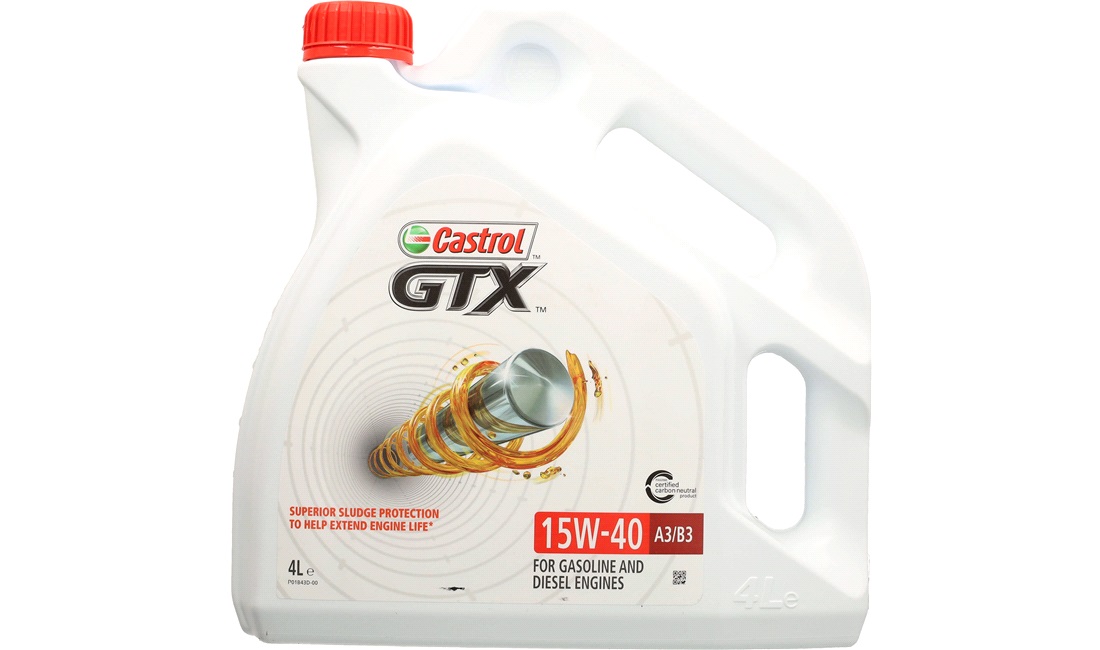  Castrol GTX 15W/40 (A3/B3) 4 liter 