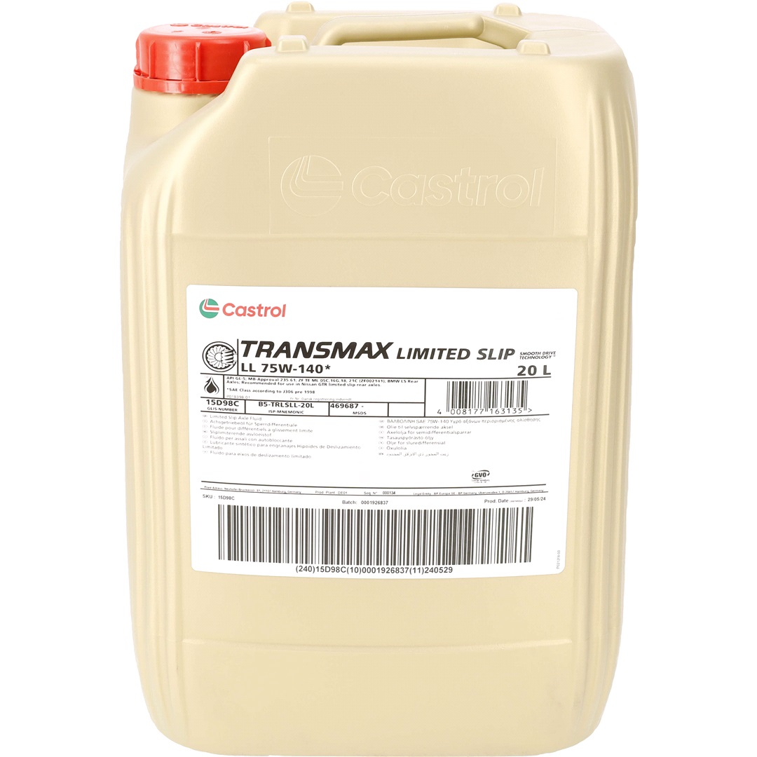 Castrol Castrol Transmax LS LL 75W/140 20 Liter