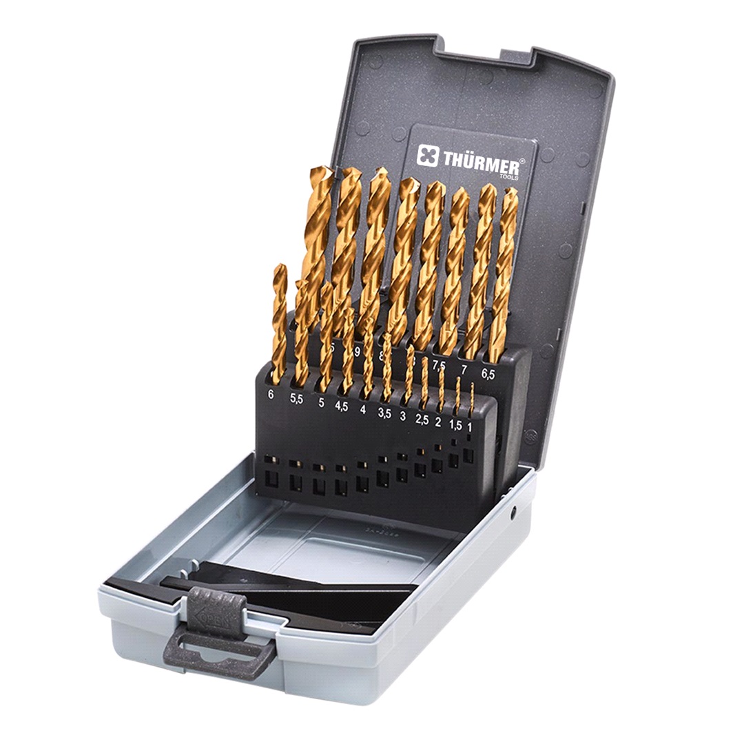 Thürmer Spiralborrsats 1-10mm HSS