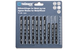 Klingor sticksåg metall/trä/plast 10 st.