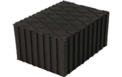 Gummiklods 160x120x80mm 1 stk.