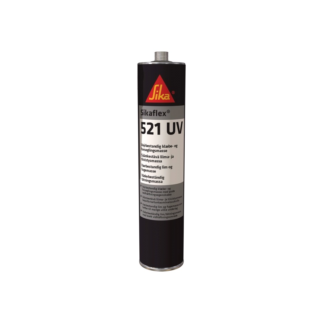 Sika Sikaflex-521 UV svart 300ml patron