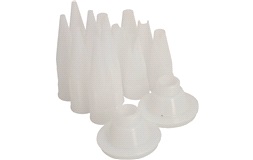 Dysesett 12 stk 21mm med rund, og V snit
