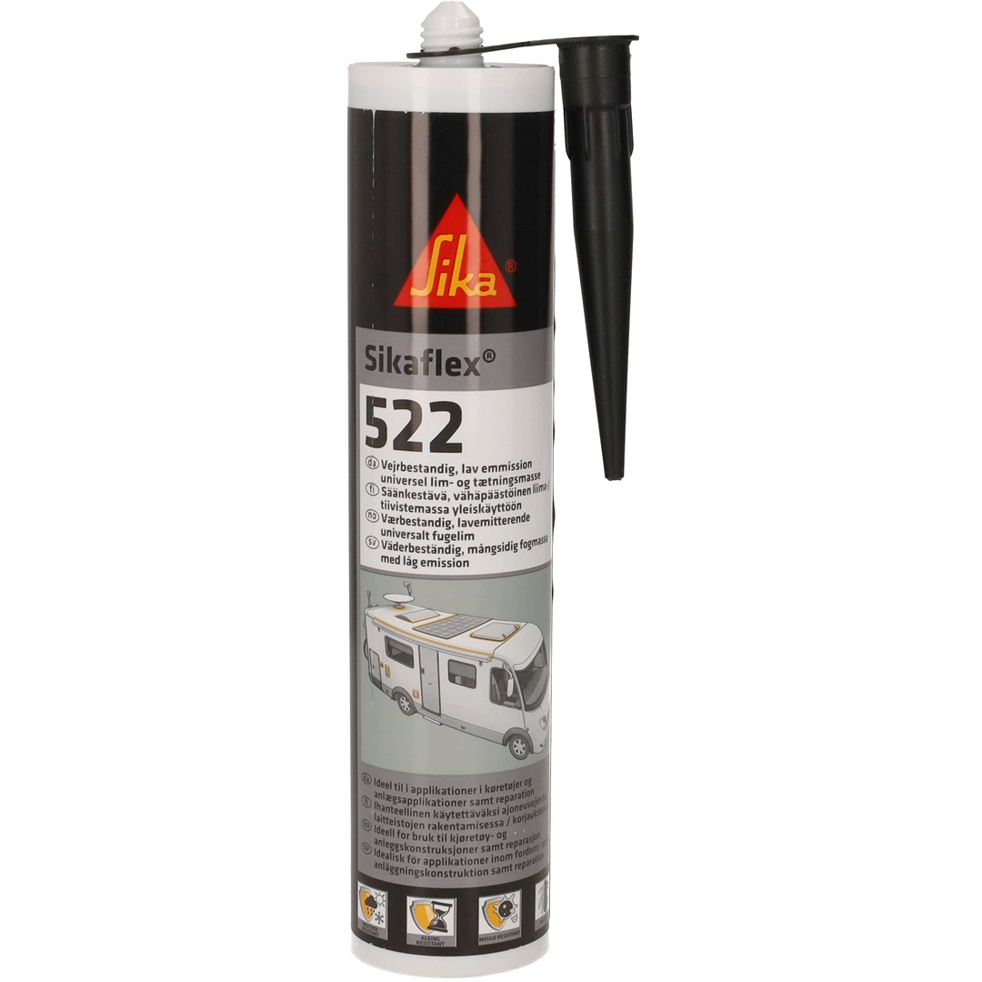 Sika Sikaflex-522 Caravan 300ml svart