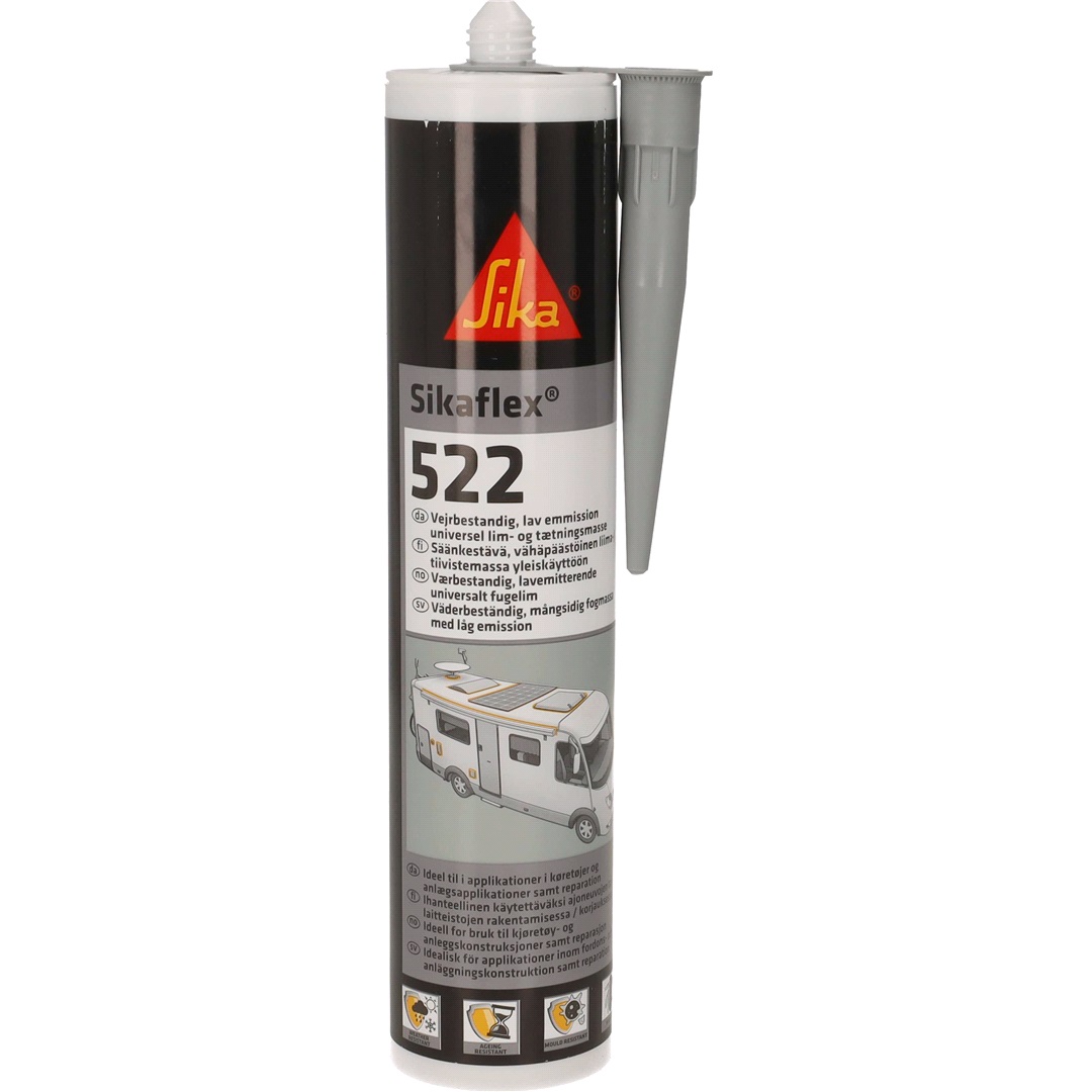 Sika Sikaflex-522 Caravan 300ml ljusgrå