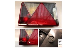 Baglygte Aspöck Multipoint 4 V. m/tågely