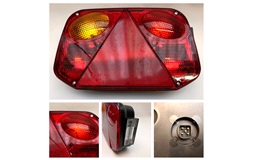 Baglygte Radex 2800-13 H. med bak/nr pla