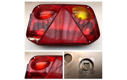 Baglygte Radex 2800-3 H.  uden nr.pladel