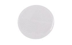 Refleks hvid Ø80mm 2 stk selvklæbende