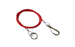 Sikkerhedswire med ring 1615mm 3500kg