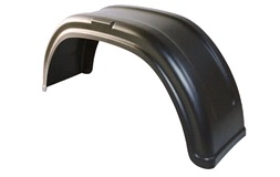 Tilhengerskjerm Enkel aksel Plastik