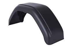 Tilhengerskjerm Enkel aksel Plastik