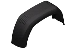 Tilhengerskjerm Enkel aksel Plastik