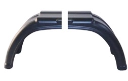 Trailerhalvskærmsæt Tandem aksel Plastik