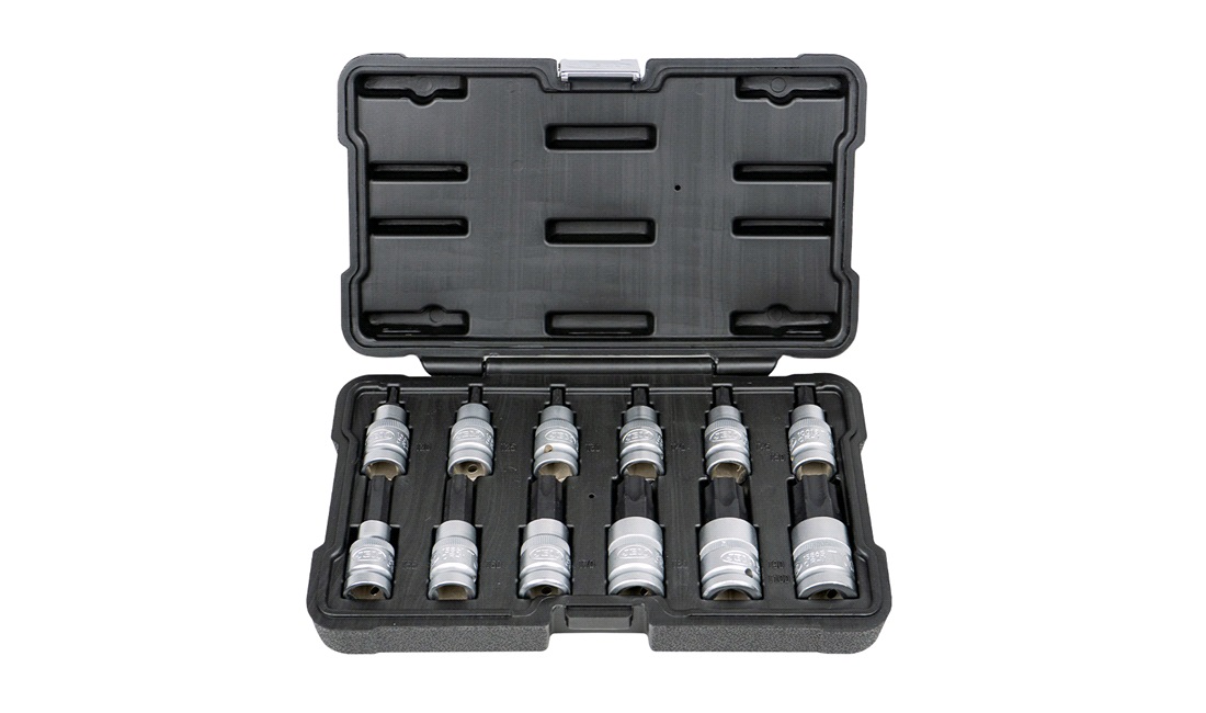  Torx topsæt 1/2" 12 dele - JBM