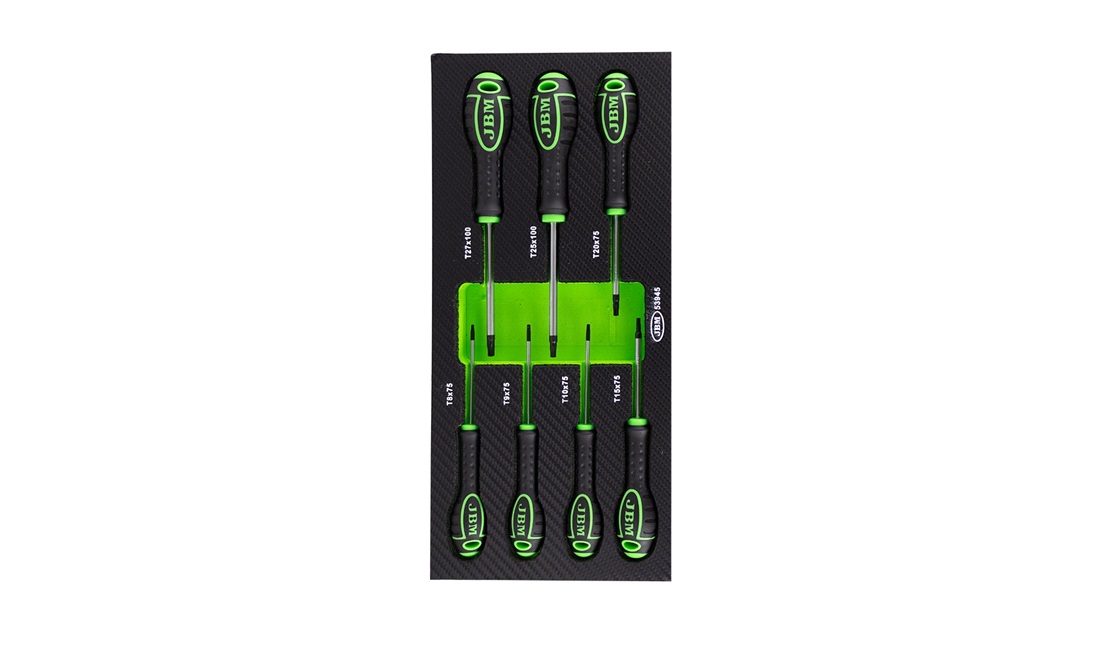  Skruvmejselsats torx 7 delar - JBM