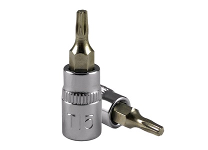 Bitstop 1/4" TX20 torx krome - JBM