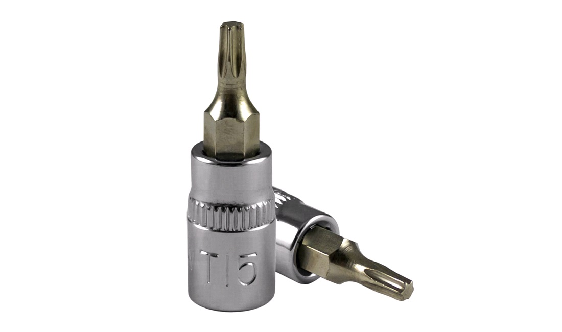  Bitstop 1/4" TX20 torx krome - JBM