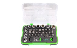 Topnøglesæt 1/4" 37 dele - JBM