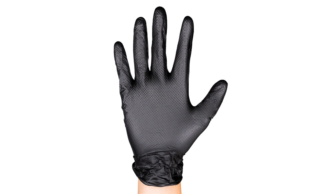  Nitrilhandsker 100 stk. Sort M Diamant - JBM