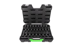 Slagtoppesæt 1/2" 27 dele - JBM