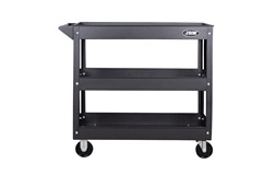 Værkstedvogn 3 hylder sort - JBM