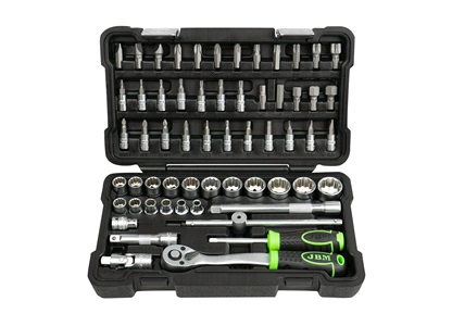 Topnøglesæt 3/8" & 1/4" 59 dele - JBM