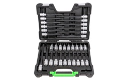 Ribe toppesæt 1/2" 32 dele - JBM