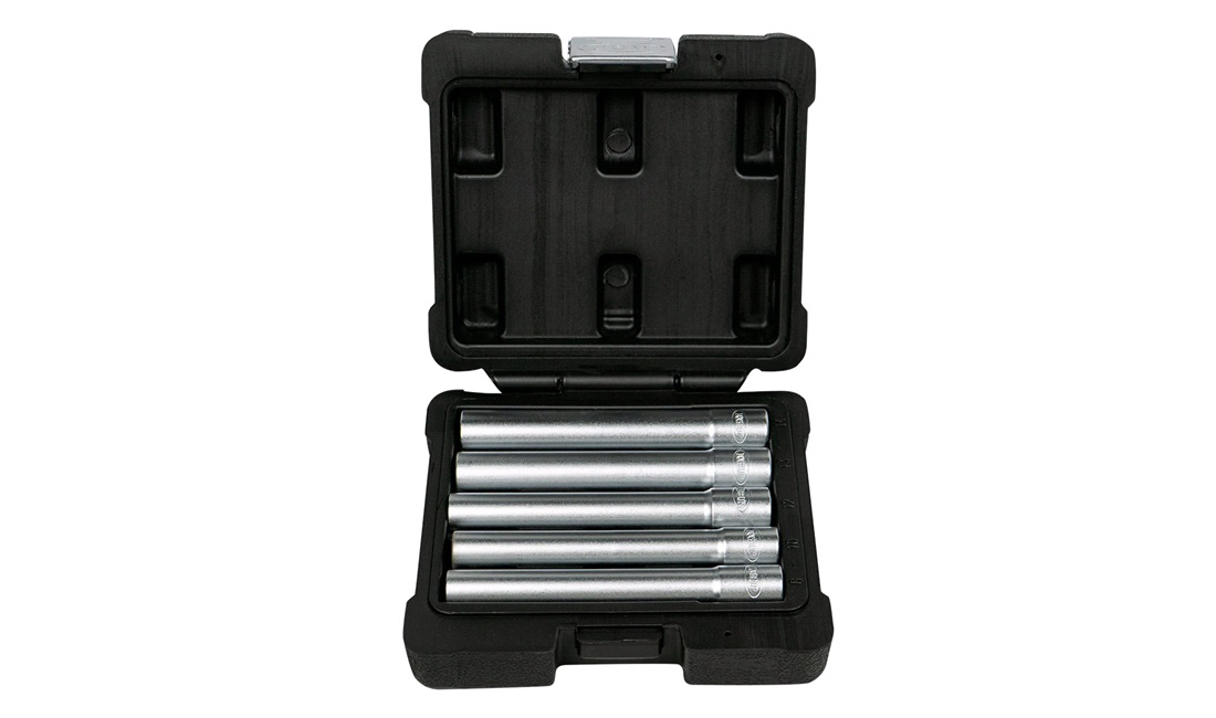  Toppesæt 3/8" ekstra lang 5 dele - JBM