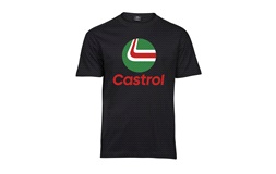 T-shirt Castrol sort str. XXL