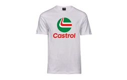 T-shirt Castrol hvid str. S