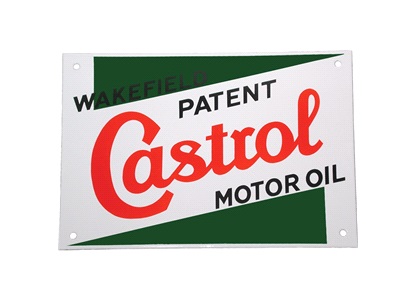 Metalskilt 225x180mm - Castrol Classic