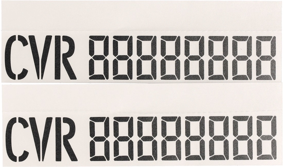  CVR-nummerblad digital 8 siffror svart 2