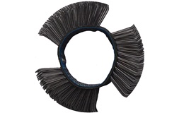 Stålbørstehjul 103x23x0,7mm buet nåle